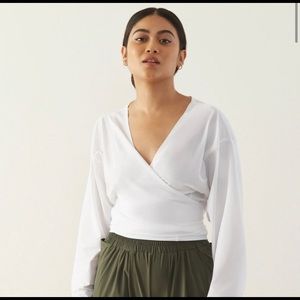 ADAY That's A Wrap Top - White - XS